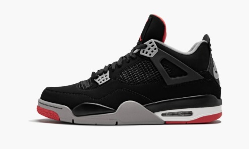 Air Jordan Greece 4 ρετρό φωτιά κόκκινο/άσπρο-μαύρο-cmnt γκρι