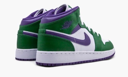 Air Jordan Greece 1 Mid (gs) μαύρο/γυμναστήριο κόκκινο-άσπρο