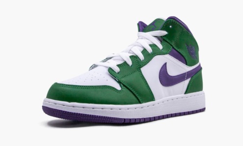 Air Jordan Greece 1 Mid (gs) μαύρο/γυμναστήριο κόκκινο-άσπρο