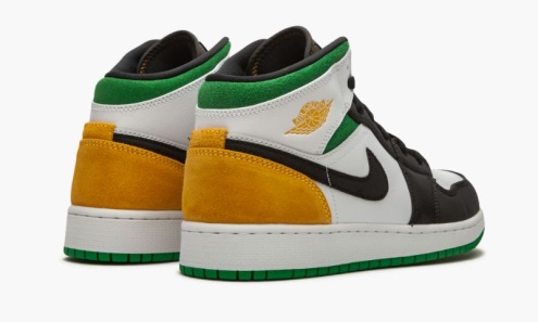 Air Jordan Greece 1 Mid Se (gs) White/valor Blue-tech Grey