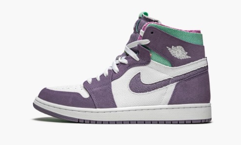 Air Jordan Greece 1 υψηλό Zoom Cmft μαύρο/βυσσινί απόχρωση-λευκό