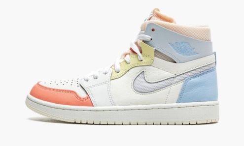 Air Jordan Greece 1 Zoom Air Cmft λευκό/τυχερό πράσινο-μαύρο