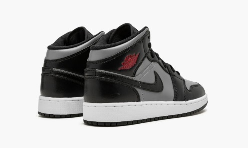 Air Jordan Greece 1 Mid Gs λευκό/ουδέτερο γκρι