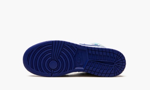 Air Jordan Greece 1 Mid Gs γεωμετρική εκτύπωση