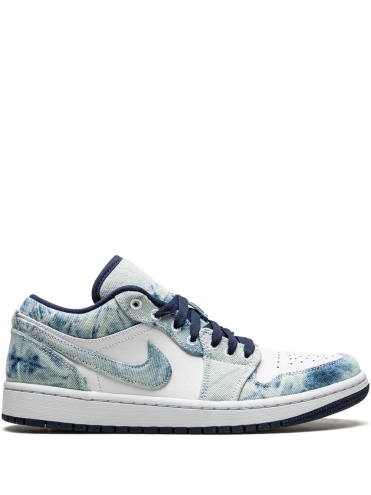 Air Jordan Greece 1 Low Se Washed Denim Sneakers