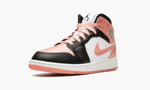 Air Jordan Greece 1 Mid Gs White/tropical Twist-black