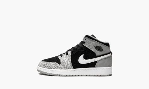 Air Jordan Greece 1 Mid Se Gs ζωηρό πράσινο/ζωηρό πράσινο-μαύρο