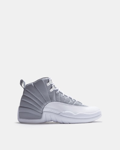 Gs Air Jordan Greece 12 ρετρό Stealth/λευκό