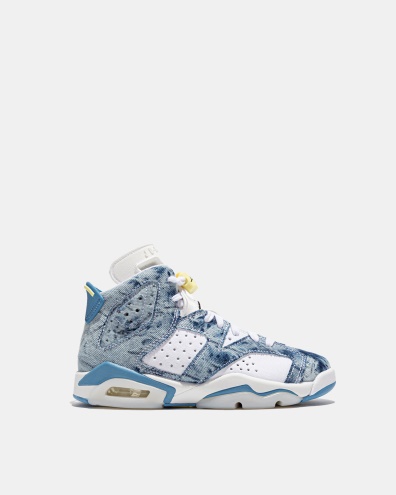Gs Air Jordan Greece 6 ρετρό λευκό/ολλανδικό μπλε
