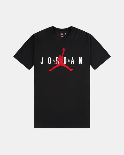 Air Jordan Greece Air Wordmark μπλουζάκι μαύρο