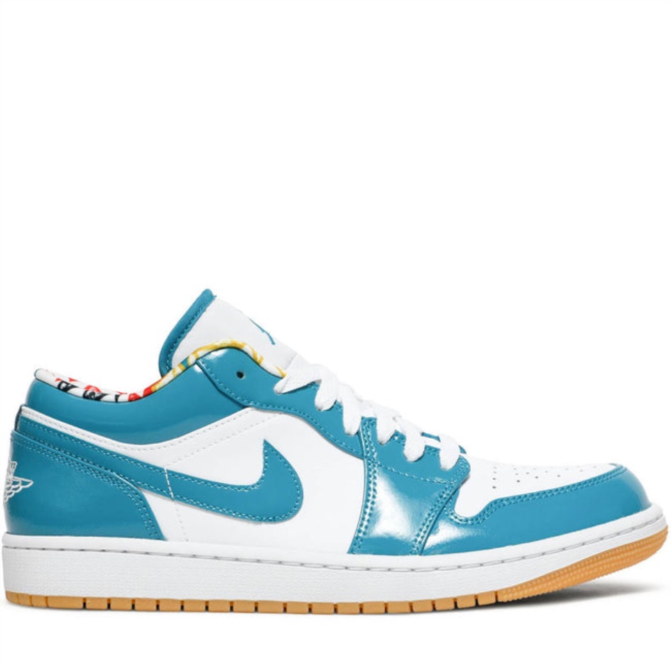 Air Jordan Greece 1 Low Se Barcelona Cyber Teal
