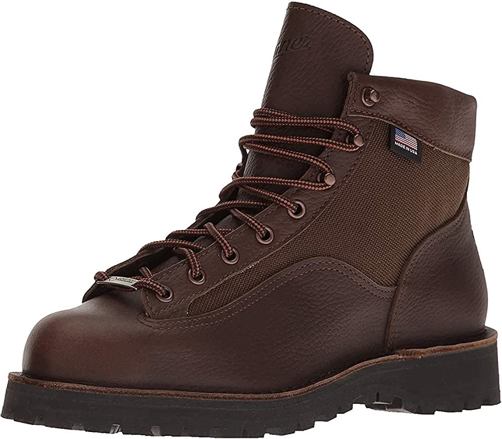 Air Jordan Greece Danner Men 33000 μποτάκια στρατιωτικά με κλειστή μύτη καφέ σκούρο Full Grain