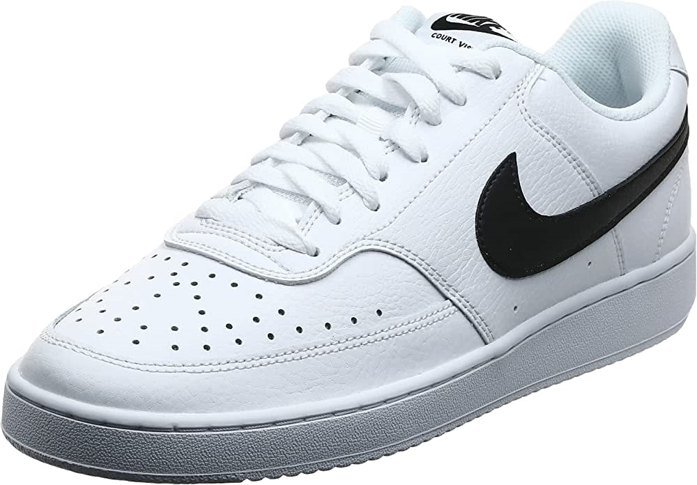 Air Jordan Greece Nike Men Court Vision Low Sneaker άσπρο-μαύρο λευκό