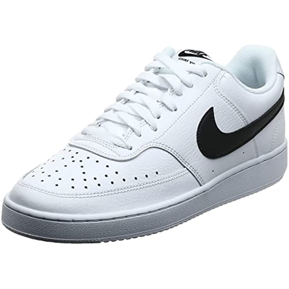 Air Jordan Greece Nike Men Court Vision Low Sneaker άσπρο-μαύρο λευκό
