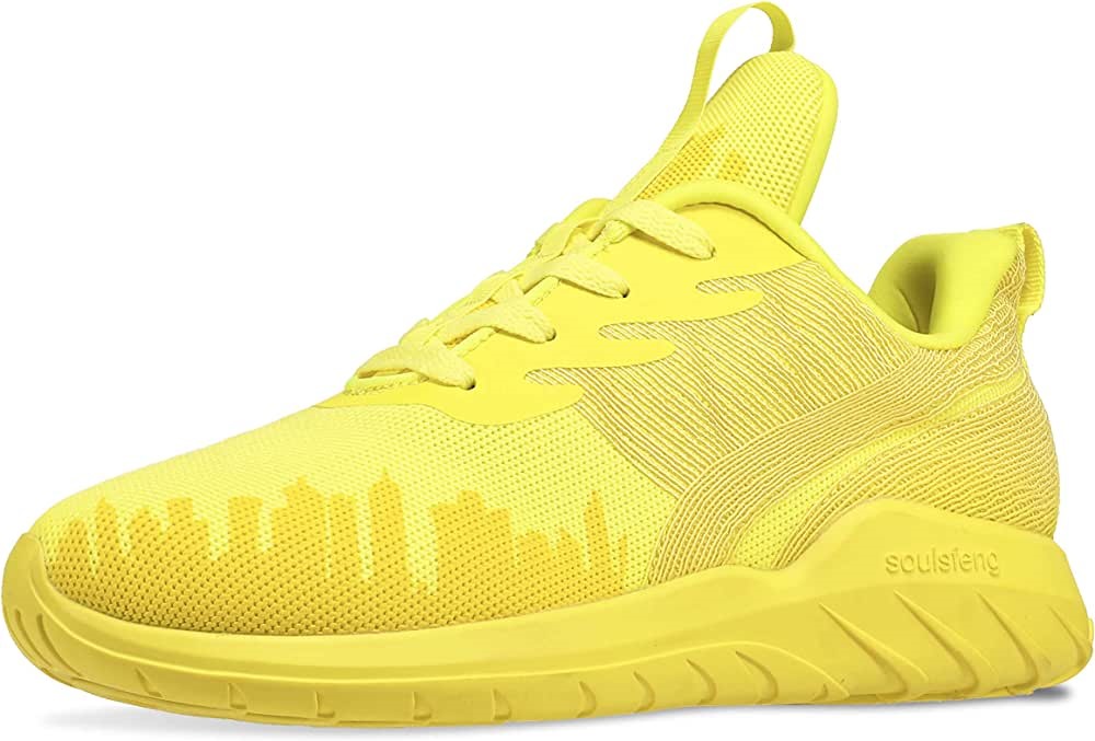 Air Jordan Greece Soulsfeng ανδρικά παπούτσια τρεξίματος διχτυωτό που αναπνέει ελαφριά αντικραδασμική προστασία προπόνηση αθλητικά αθλητικά παπούτσια κίτρινο