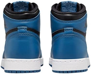 Nike Kids Air Jordan Greece 1 ρετρό ψηλό παπούτσι μπάσκετ Og Gs σκούρο Marina μπλε-μαύρο