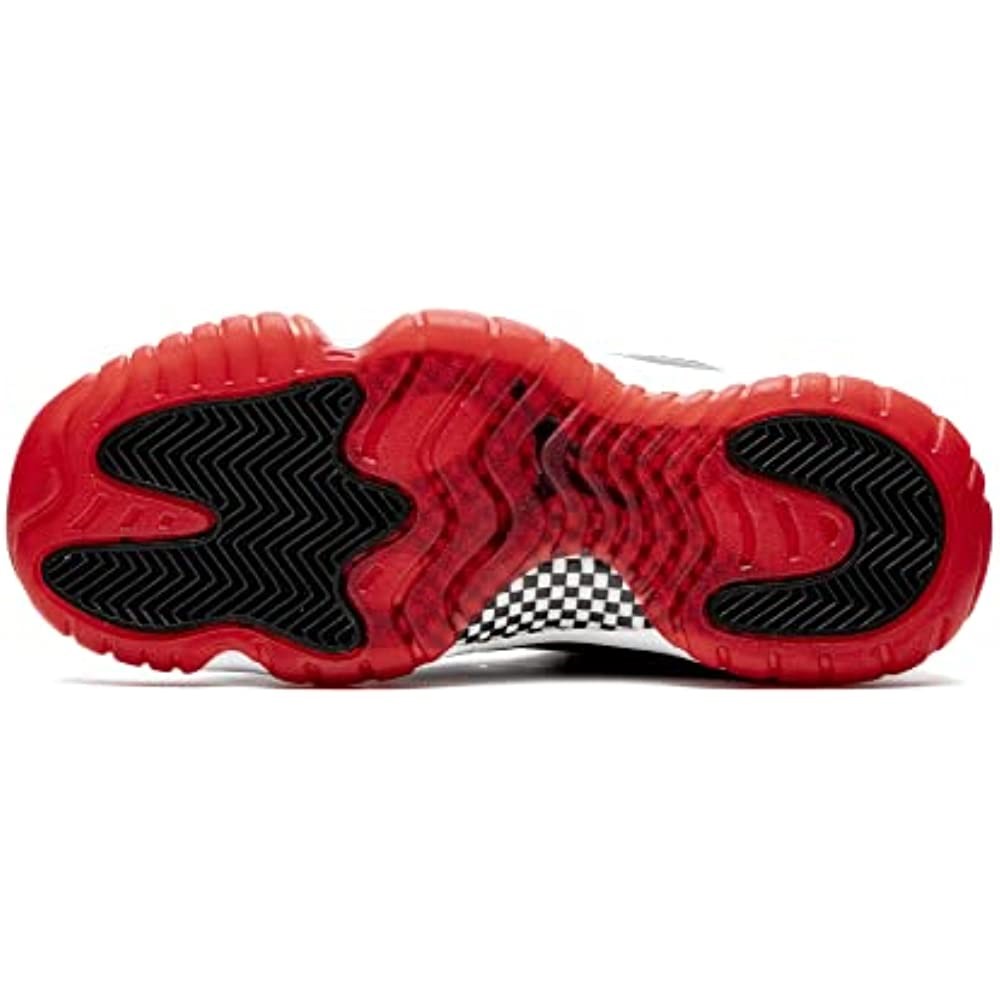 Nike Unisex-kids Nike Air Jordan Greece 11 ρετρό μαύρο-άσπρο-κόκκινο